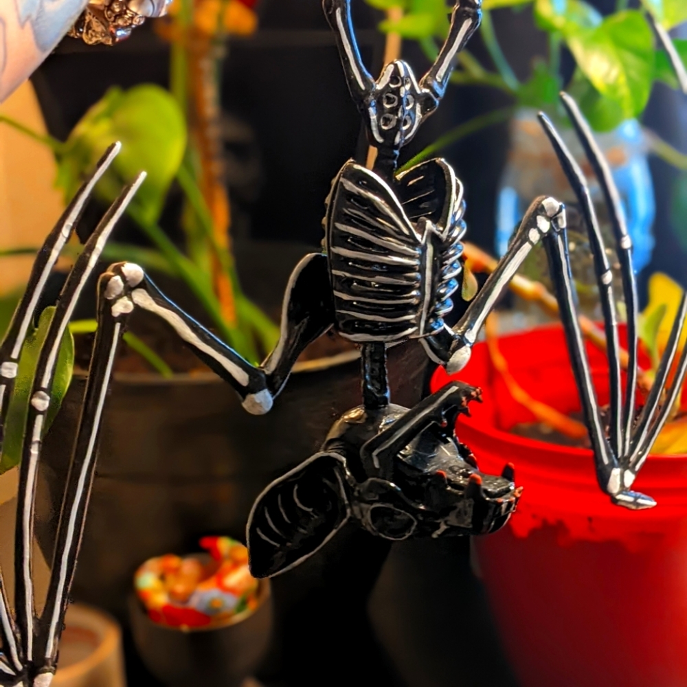 Handcrafted  Bat Skellington